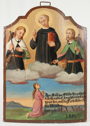 Voto tavola votiva - votiva, 1881