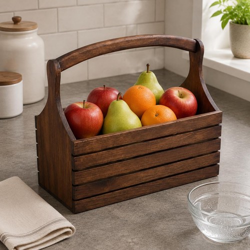 Portafrutta legno - portafrutta, in