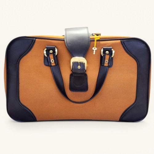 Vintage carry suitcase - vintage, on