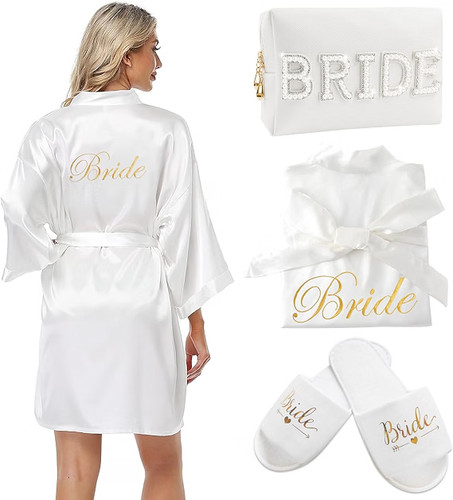 Vestaglia sposa donna raso - sposa,