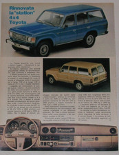 Article Articolo 1980 TOYOTA LAND CRUISER STATION WAGON SERIE 60