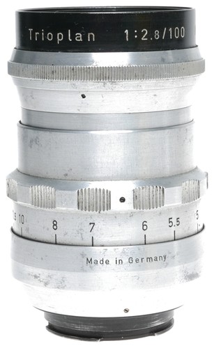 Obiettivo meyer optik - obiettivo, trioplan
