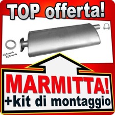 Silenziatore Centrale per Jeep