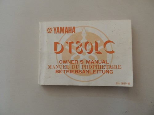 Yamaha 1983 owner - 80, lc