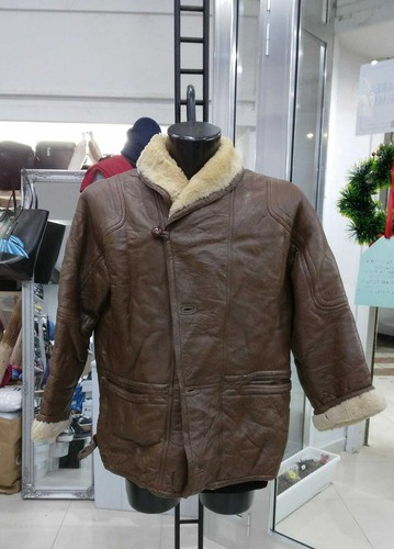 Shearling montone marrone - shearling,