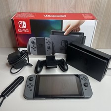 NINTENDO SWITCH Console con SCATOLA e TUTTI GLI ACCESSORI + Custodia