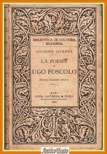 Poesia ugo foscolo - poesia,