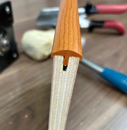 Trim red cherry - cherry, 15mm
