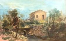 Guido guidi dipinto olio - dipinto, su