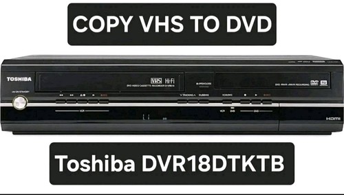 Toshiba dvr18dtktb vhs dvd - dvr18dtktb,
