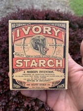 Antica scatola amido avorio