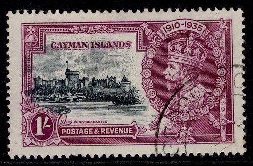 Cayman islands sg110 6d - gv,
