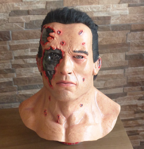 Maschera latex terminator - maschera,