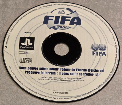 Fifa 2001 playstation ps1 - fifa, 1