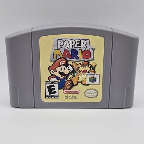 Paper mario n64 - paper,