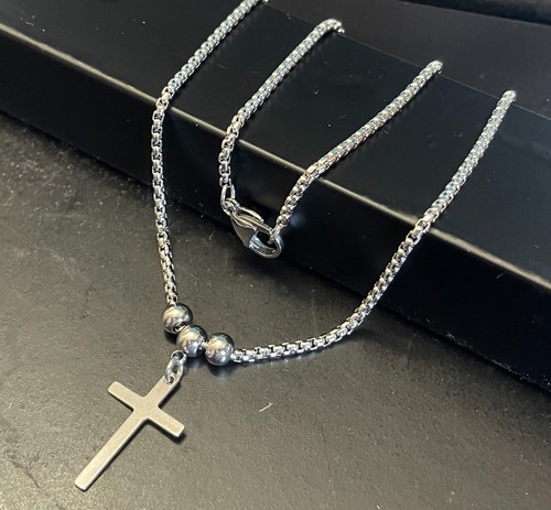 Collana rosario con croce - , in