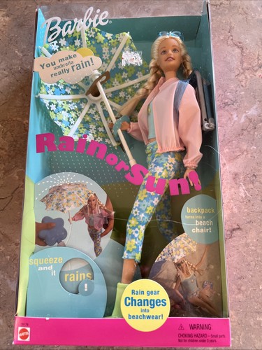 Bambola barbie pioggia o - pioggia,