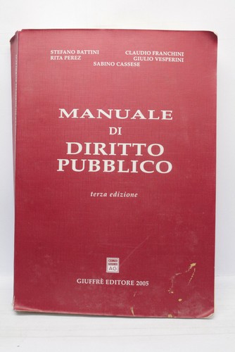 Manuale diritto pubblico - manuale,
