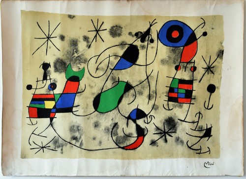 Joan miro lithographie - joan,