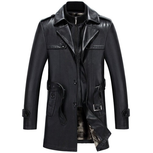 Uomo pelle cappotto moda - uomo,