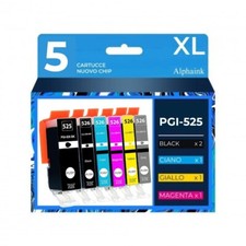 5 CARTUCCE PER CANON PIXMA