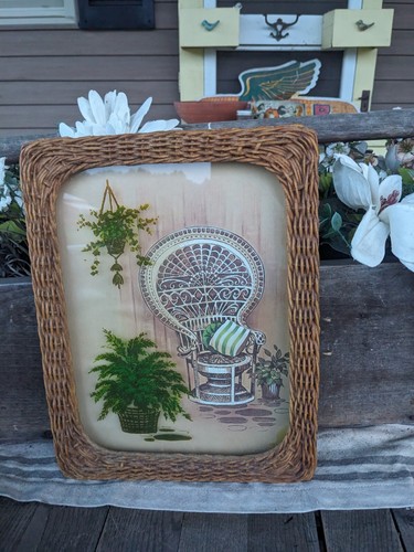 Sedia pavone vintage con