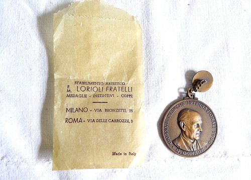 Medaglia con bustina 1950 - con,