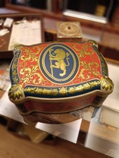 Scatola liberty "Pastiglie caramelle Leone Torino"
