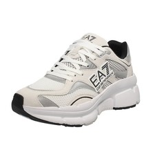 Ea7 Emporio Armani Crave - Sneakers In Suede E Mesh Bianco - Uomo Scarpe Casual