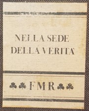 FMR - FRANCO MARIA RICCI - QUADRERIA - 1987 - NELLA SEDE DELLA VERITA'