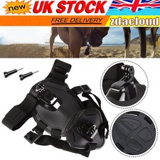 Per GoPro HD Telecamera Regolabile Cani Animali Imbracatura Schiena e Petto Cintura Kit di Montaggio UK