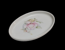 POSACENERE PORTACENERE IN PORCELLANA CERAMICA Piattino LIMOGES FRANCE DECORATO