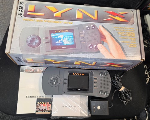 Console atari lynx completa - atari,