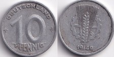 Pfennig 1949 allemagne - 10,
