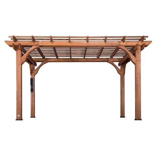 Cedar wood pergola kit - cedar,