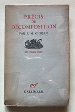 CIORAN PRECIS DE DECOMPOSITION