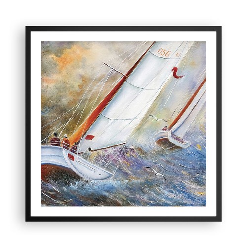 Poster 60x60cm barca vela - poster,