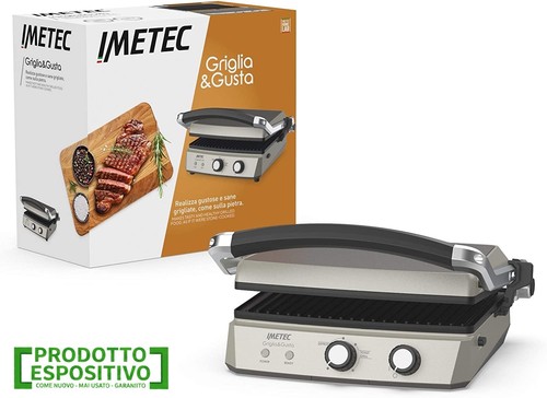 Imetec bistecchiera piastra - imetec,