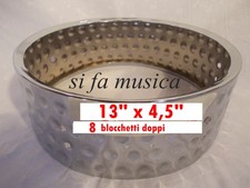Fusto metallo cromato - cromato, 13"