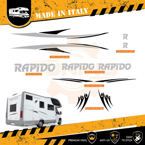 Decalcomania adesivi camper - adesivi,