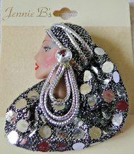 Spilla Antico Viso Donna