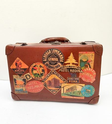 Valigia baule vintage - ♥,