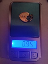 Ciondolo Antico Oro 18 Kt 750 Lucchetto Cuore