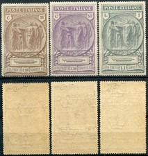 REGNO D'ITALIA 1923 PREVIDENZA CAMICIE NERE SERIE COMPLETA MNH** CAT. S27