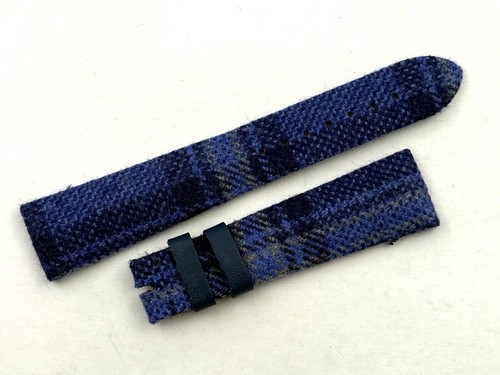 Cinturino tessuto scozzese blu - cinturino,