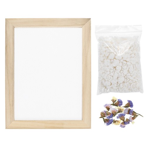 Wood flower paper sieve - wood,