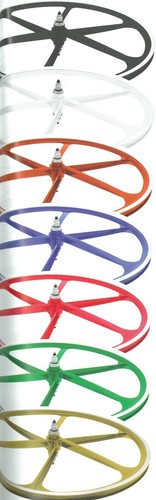 Coppia ruote fixed blu - coppia,