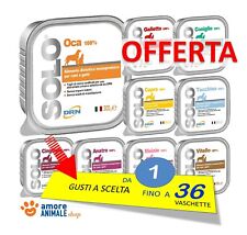 DRN SOLO 300 gr  da 1 FINO a 36 vaschette per CANI e GATTI  GUSTI A SCELTA
