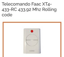 telecomando Faac cancello