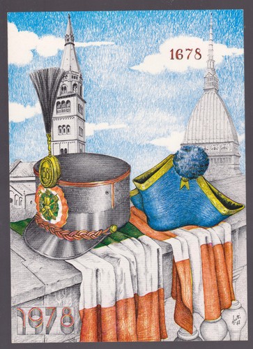 Cartolina terzo centenario - cartolina,